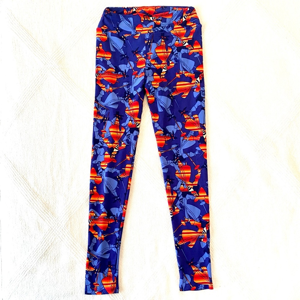 LuLaRoe Disney Villain Leggings - New but Flawed - One Size - Picture 4 of 9